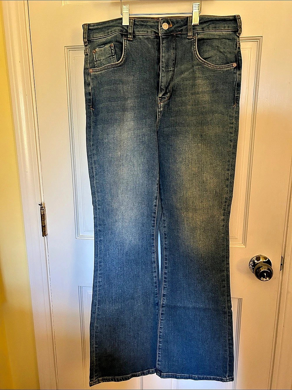 Pilcro The Icon Flare Jeans Blue Waist 31